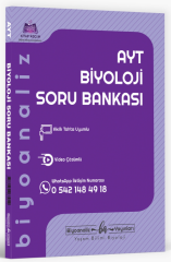 Biyoanaliz YKS AYT Biyoloji Soru Bankası Video Çözümlü Biyoanaliz Yayınları