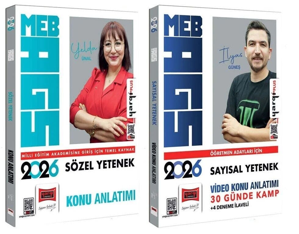 Yargı 2026 MEB-AGS Sözel + Sayısal Yetenek Konu 2 li Set Yargı Yayınları