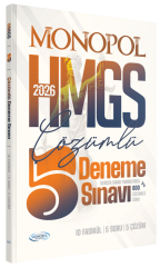 Monopol 2026 HMGS 5 Deneme Çözümlü Monopol Yayınları