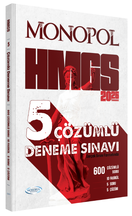 Monopol 2026 HMGS 5 Deneme Çözümlü Monopol Yayınları