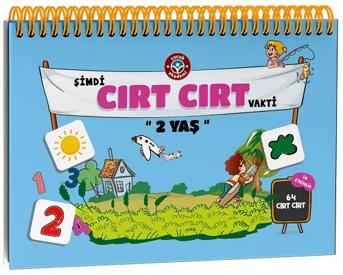 Çocuk Akademi 2 Yaş Cırt Cırtlı Etkinlik Kitabı Çocuk Akademi