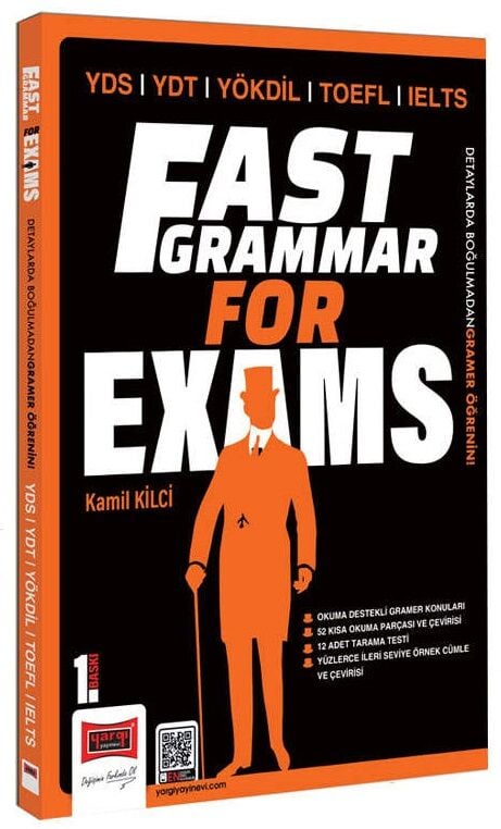 Yargı YDS YDT YÖKDİL TOEFL IELTS Fast Grammar For Exams - Kamil Kilci Yargı Yayınları