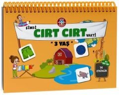 Çocuk Akademi 3 Yaş Şimdi Cırt Cırt Vakti Etkinlik Kitabı Çocuk Akademi