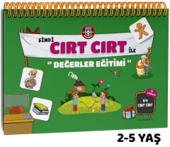 Çocuk Akademi 2-5 Yaş Şimdi Cırt Cırt Vakti Değerler Eğitimi Etkinlik Kitabı Çocuk Akademi