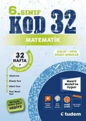 Tudem 6. Sınıf Matematik Kod 32 Tekrar Testleri Tudem Yayınları