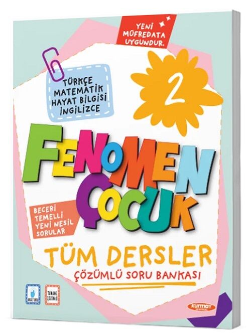 Kurmay ELT 2. Sınıf Tüm Dersler Fenomen Çocuk Soru Bankası Kurmay ELT Yayınları