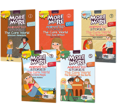 Kurmay ELT More and More English 8 Animated Stories (5 Kitap Set) Kurmay ELT Yayınları