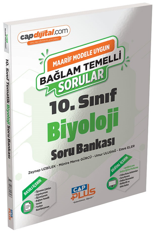 Çap Yayınları 10. Sınıf Biyoloji Plus Maarif Model Soru Bankası Çap Yayınları