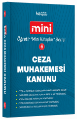 Öğretir MİNİ HMGS Hakimlik Ceza Muhakemesi Kanunu Cep Kitabı Öğretir Yayınları