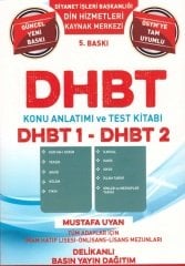 SÜPER FİYAT - Mustafa Uyan DHBT 1-2 Konu Anlatımı ve Test Kitabı 5. Baskı Mustafa Uyan