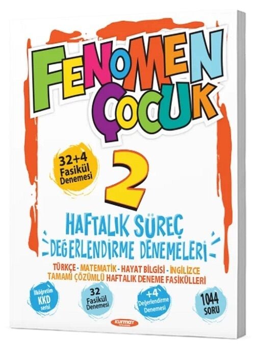 Kurmay ELT 2. Sınıf Fenomen Çocuk Haftalık Süreç Değerlendirme Denemeleri Kurmay ELT Yayınları
