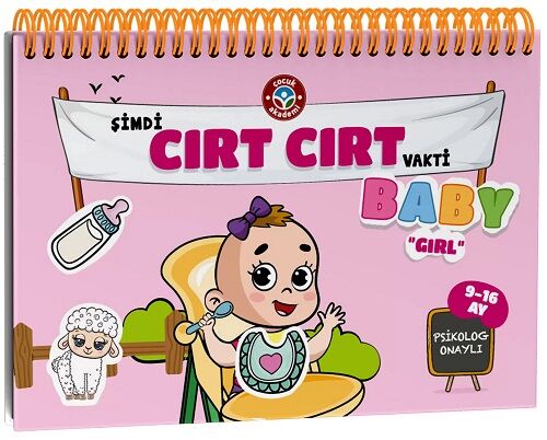 Çocuk Akademi 9-16 Ay Şimdi Cırt Cırt Vakti Baby Girl Çocuk Akademi