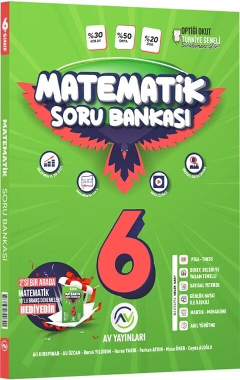 Av Yayınları 6. Sınıf Matematik Soru Bankası Av Yayınları