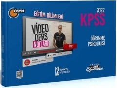SÜPER FİYAT - İsem 2022 KPSS Eğitim Bilimleri Öğrenme Psikolojisi Video Ders Notları - Ömer Ekici İsem Yayınları