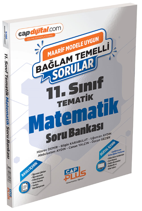 Çap Yayınları 11. Sınıf Matematik Plus Tematik Maarif Model Soru Bankası Çap Yayınları