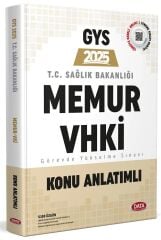Data 2025 GYS Sağlık Bakanlığı Memur, VHKİ Konu Anlatımlı Görevde Yükselme Data Yayınları