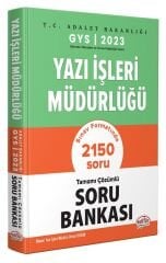 Editör 2023 GYS Adalet Bakanlığı Yazı İşleri Müdürlüğü Soru Bankası Görevde Yükselme Editör Yayınları