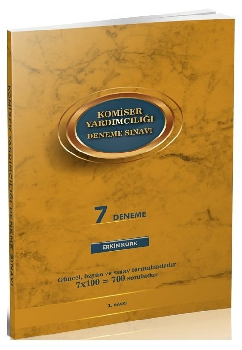 Erkin Kürk 2025 Komiser Yardımcılığı 7 Deneme Erkin Kürk