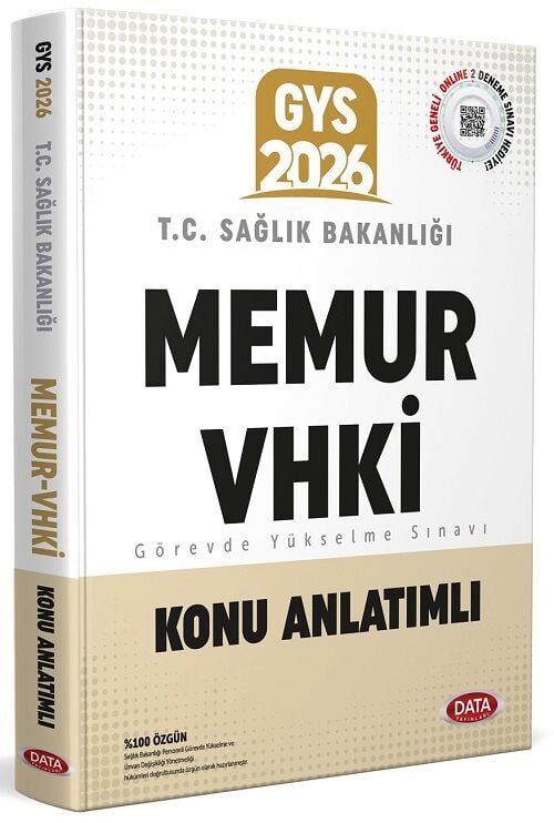 Data 2026 GYS Sağlık Bakanlığı Memur, VHKİ Konu Anlatımlı Görevde Yükselme Data Yayınları