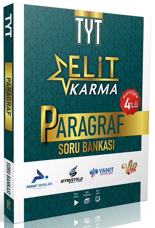 Elit Karma YKS TYT Paragraf Elit Karma Soru Bankası Elit Karma