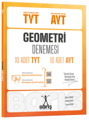 Barış YKS TYT AYT Geometri 10 TYT 10 AYT Deneme Çözümlü Barış Yayınları
