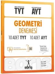 Barış YKS TYT AYT Geometri 10 TYT 10 AYT Deneme Çözümlü - Barış Çelenk Barış Yayınları