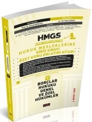 Savaş 2025 HMGS Borçlar Hukuku Genel ve Özel Hükümler Özet Konu Anlatımı Modül-6 2. Baskı - Tan Tahsin Zapata Savaş Yayınları