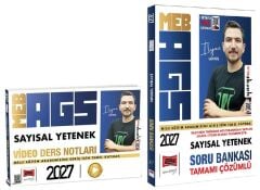 Yargı 2027 MEB-AGS Sayısal Yetenek Video Ders Notları + Soru Bankası 2 li Set - İlyas Güneş Yargı Yayınları