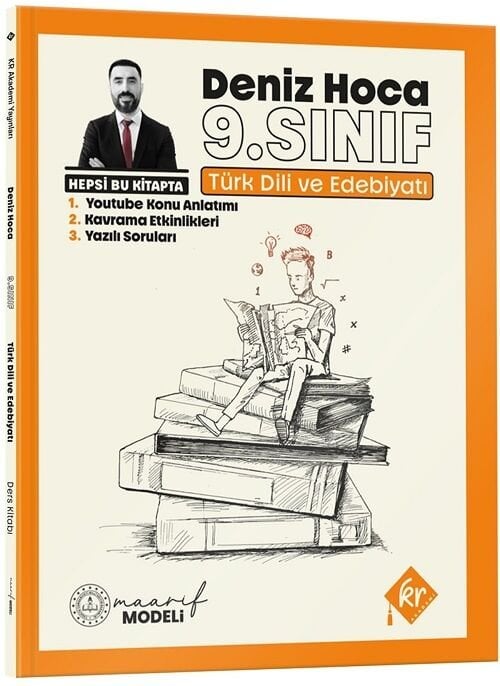 Deniz Hoca 9. Sınıf Türk Dili ve Edebiyatı Maarif Modeli Video Ders Kitabı - Deniz Bozkurt Deniz Hoca
