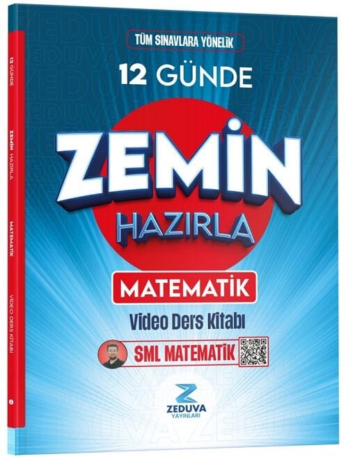 Zeduva YKS TYT KPSS SML Matematik 12 Günde Zemin Hazırla Video Ders Kitabı - İsmail Kocabaş Zeduva Yayınları