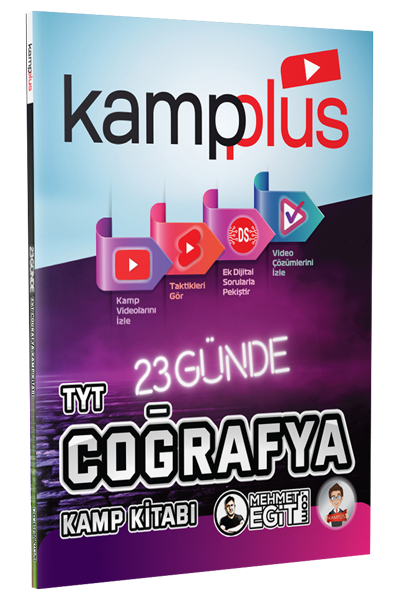 Kampplus YKS TYT Coğrafya Kampplus 23 Günde Kamp Kitabı Kampplus