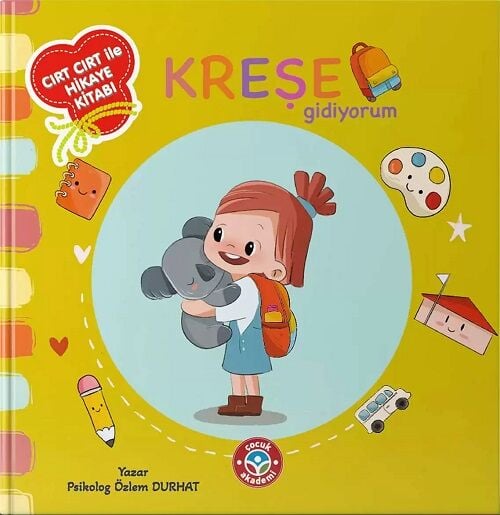 Çocuk Akademi Kreşe Gidiyorum Cırt Cırtlı Aktivite Etkinlik Kitabı Çocuk Akademi