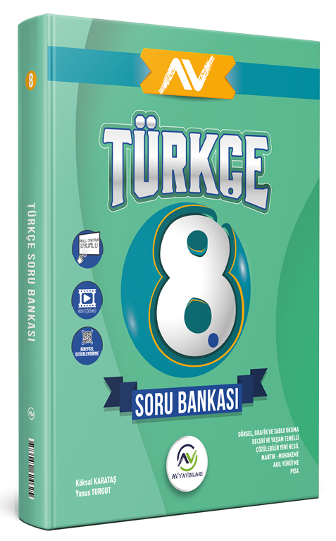 Av Yayınları 8. Sınıf Türkçe AV Soru Bankası Çözümlü Av Yayınları