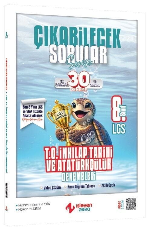 İşleyen Zeka 8. Sınıf LGS TC İnkılap Tarihi ve Atatürkçülük Çıkabilecek Sorular 30 Deneme İşleyen Zeka Yayınları