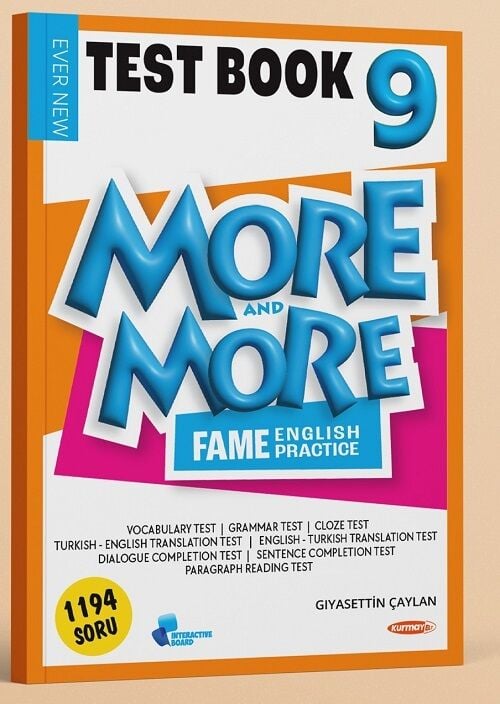Kurmay ELT More and More English 9 Test Book Kurmay ELT Yayınları