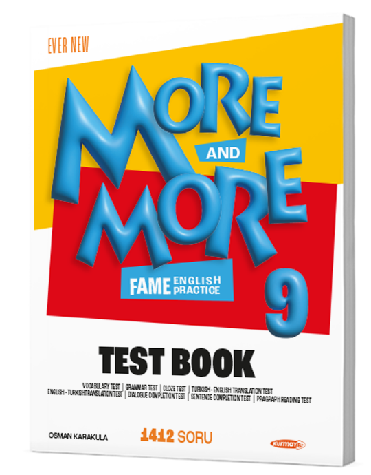 Kurmay ELT More and More English 9 Santra Test Book Kurmay ELT Yayınları