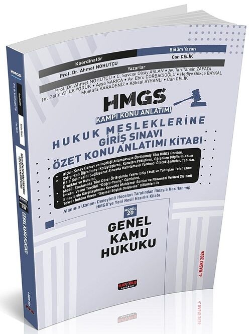 Savaş 2026 HMGS Kampı Genel Kamu Hukuku Özet Konu Anlatımı 4. Baskı - Nizamettin Güçyetmez Savaş Yayınları