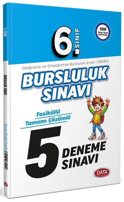 Data 6. Sınıf Bursluluk Sınavı Fasiküllü 5 Deneme Data Yayınları