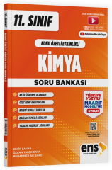 ENS Yayınları 11. Sınıf Kimya Konu Özetli Etkinlikli Maarif Modeli Soru Bankası ENS Yayınları