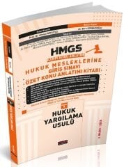 Savaş 2025 HMGS Hukuk Yargılama Usulü Özet Konu Anlatımı Modül-8 2. Baskı - Ebru Çorbacıoğlu Savaş Yayınları