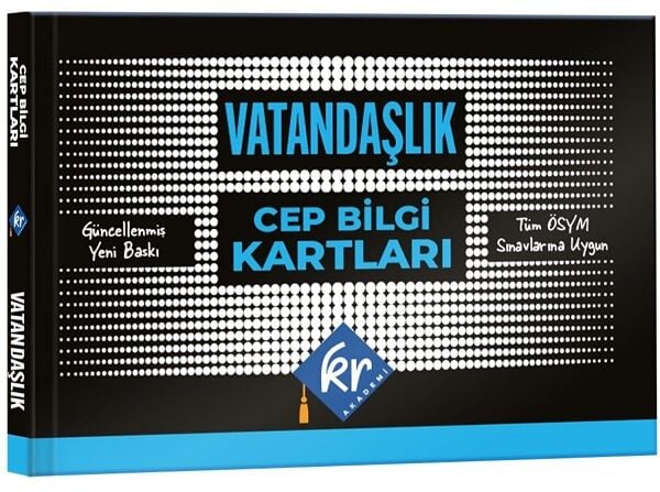 KR Akademi KPSS Vatandaşlık Cep Bilgi Kartları KR Akademi