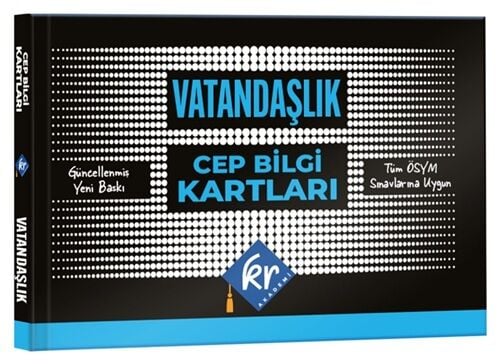 KR Akademi KPSS Vatandaşlık Cep Bilgi Kartları KR Akademi