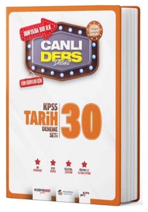 Akademi Denizi KPSS Tarih 30 Deneme Çözümlü Akademi Denizi