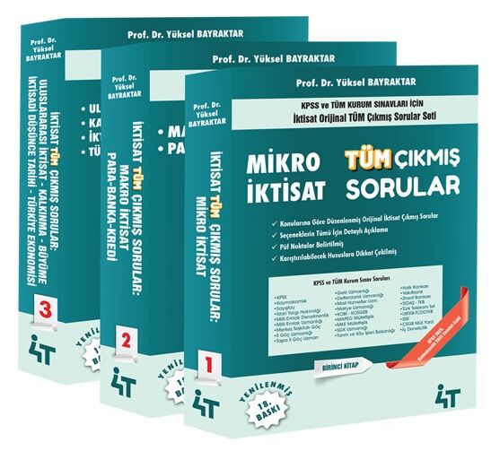 4T Yayınları 2026 KPSS A Grubu İktisat Tüm Çıkmış Sorular Seti 18