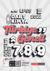 SÜPER FİYAT - Pegem 2022 ÖABT Kimya Öğretmenliği Türkiye Geneli 3 Deneme (7-8-9) Pegem Akademi Yayınları