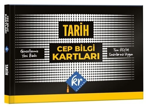 KR Akademi KPSS Tarih Cep Bilgi Kartları KR Akademi