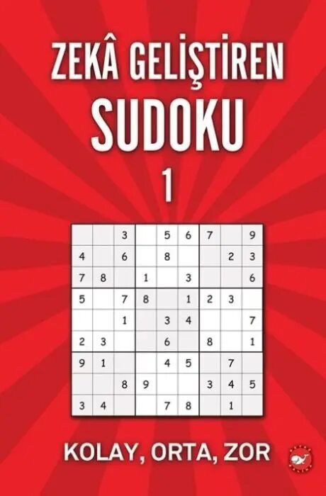 Zeka Geliştiren Sudoku-1  Beyaz Balina Yayınları