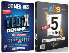 YENİ AGS - İndeks + Liderler Karması 2026 MEB-AGS Tüm Dersler YediX 7+5 Deneme 2 li Set İndeks Akademi + Liderler Karması Yayıncılık