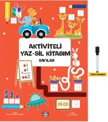 Çocuk Akademi Aktiviteli Yaz-Sil Kitabım - Sayılar Çocuk Akademi