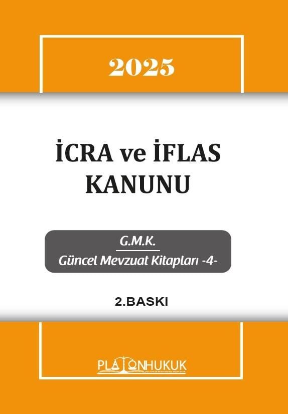 Platon 2025 İcra ve İflas Kanunu Platon Hukuk Yayınları